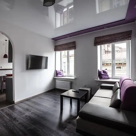 Apartman Romantic - центр львова , з видом на місто Lviv